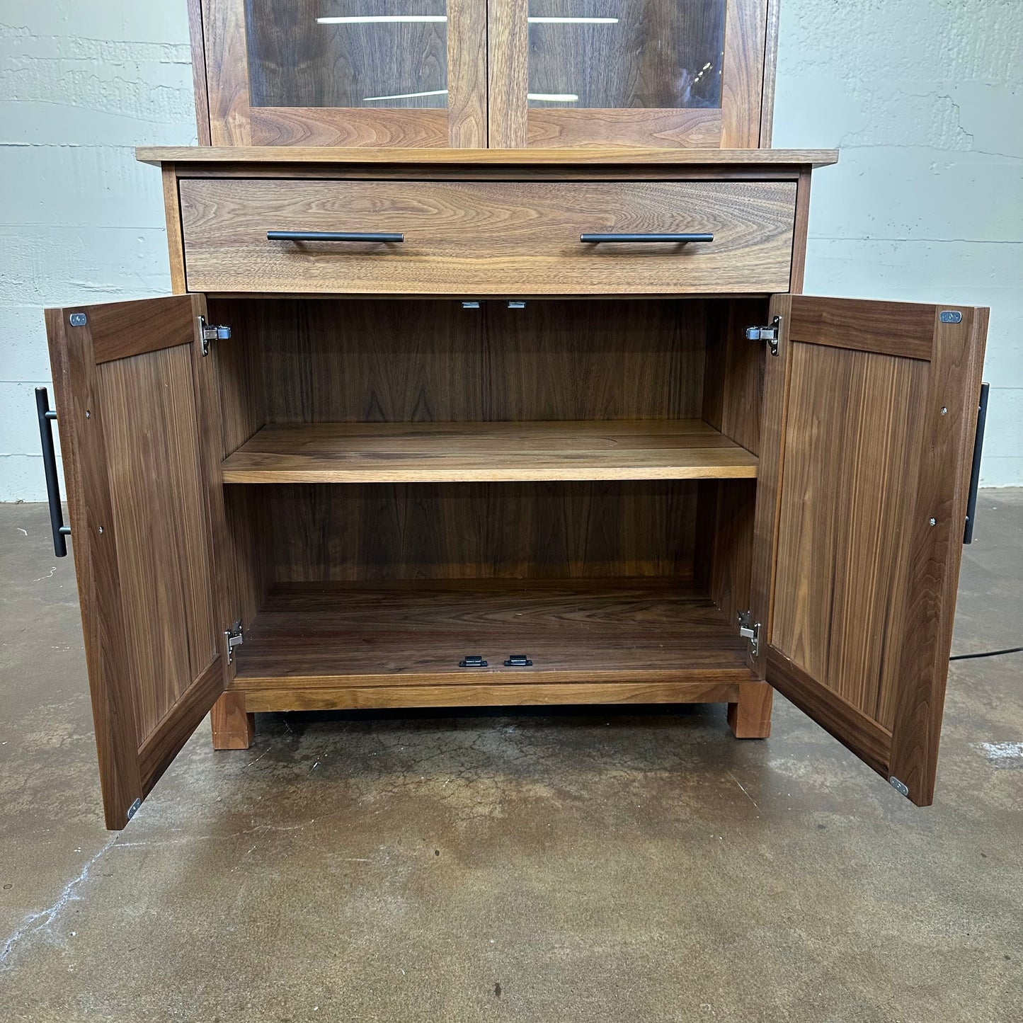 Tall 2 Door Solid Wood Hutch