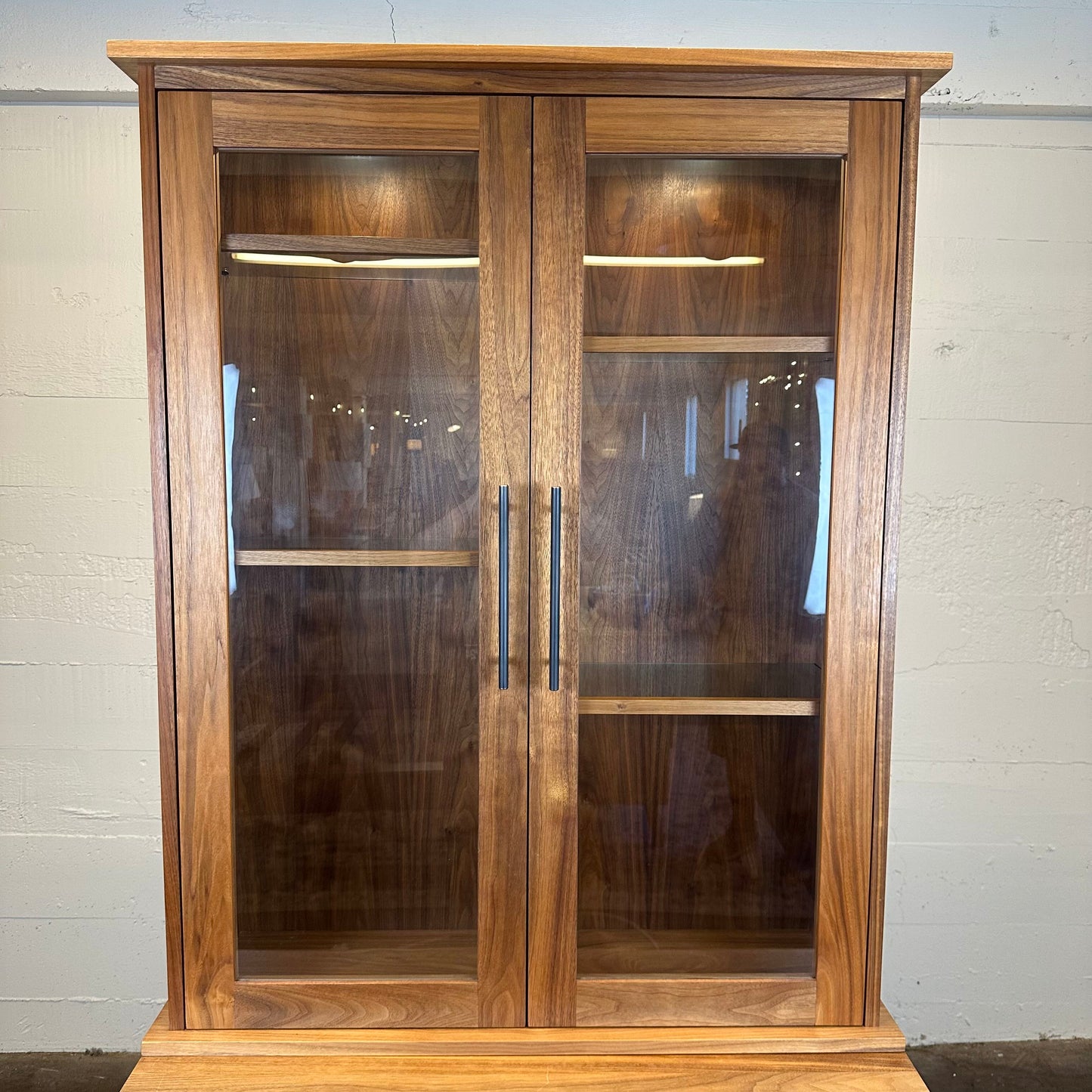 Tall 2 Door Solid Wood Hutch