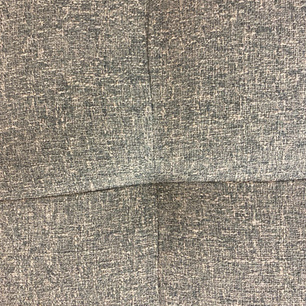Light Blue Tweed Right Chaise Sectional