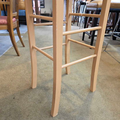 Maple Stool with Rush Seat C STOOLS