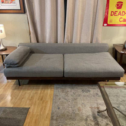 Kardiel Grey Fabric Armless Sofa U SOFAS