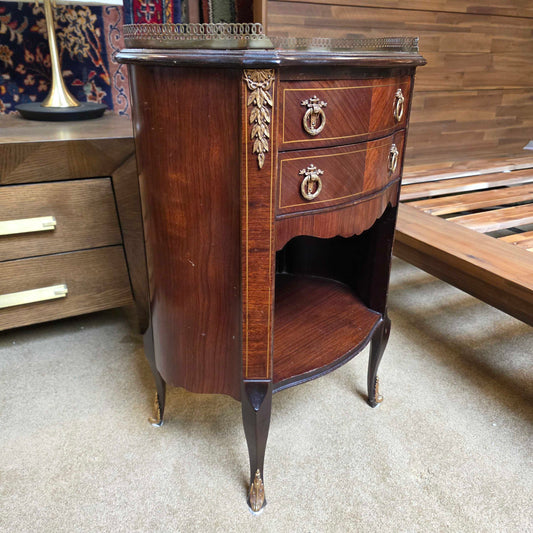 Louis XVI Style 2 Drawer Nightstand