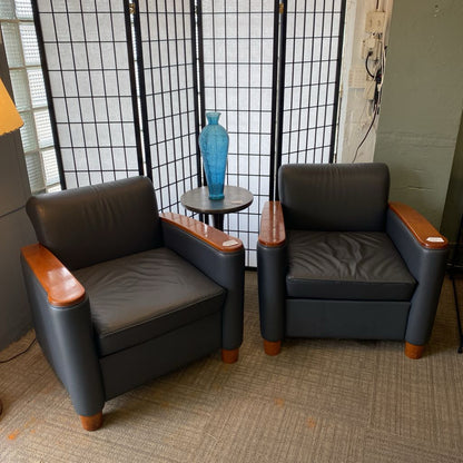 AGI INDUSTRIES Contemporary Grey Wood Arm Club Chair U ACCENT CHAIRS