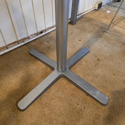White Top Bar Height Table