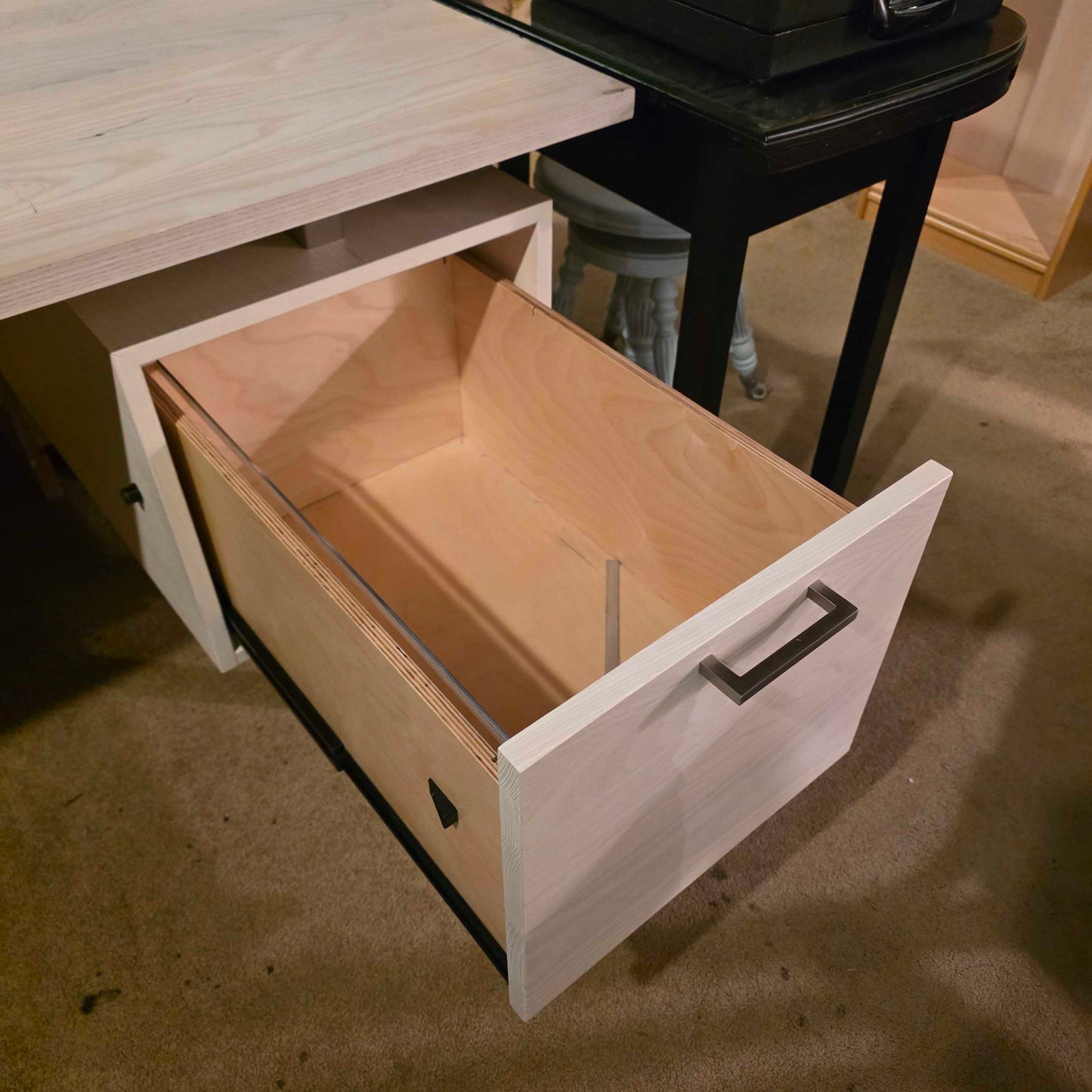 White Oak Sidelock Crate & Barrel Desk