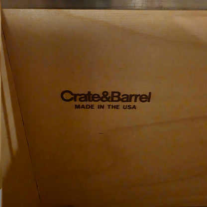 White Oak Sidelock Crate & Barrel Desk