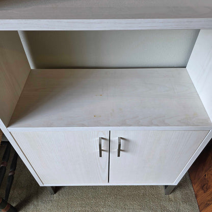 C&B White Oak Shelf With Doors