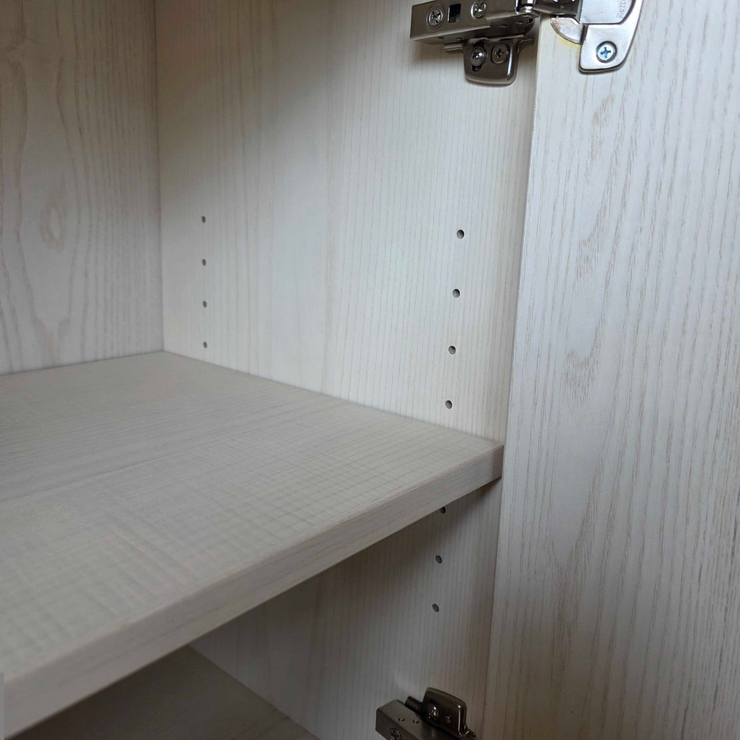 C&B White Oak Shelf With Doors