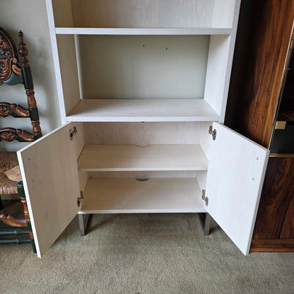C&B White Oak Shelf With Doors