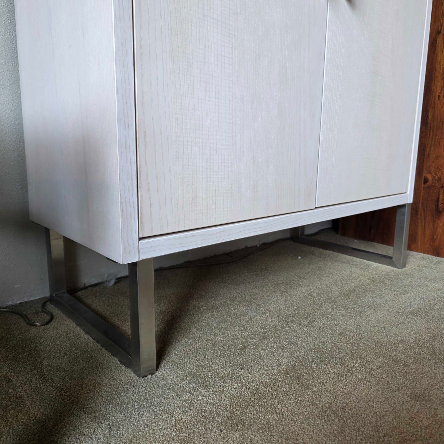 C&B White Oak Shelf With Doors