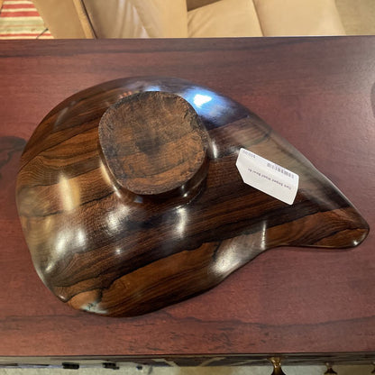 Dark Striped Wood Bowl SMALLS