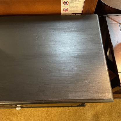 AS IS Black Painted 1 Door 3 Drawer Buffet C SIDEBOARDS