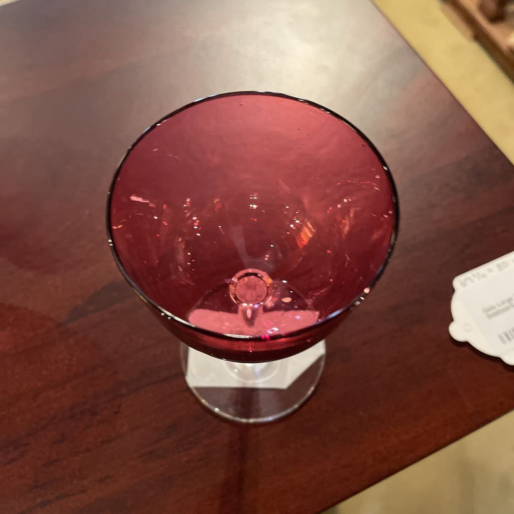 6/Pc SET Rose Colored Aperitif Glasses SMALLS