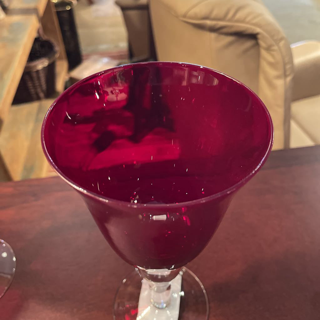 SET/4 Red Goblets