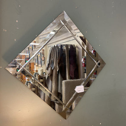 Belveled Faceted Diamond Mirror C MIRRORS