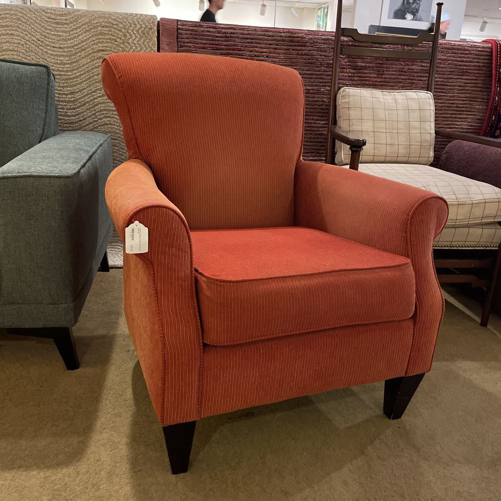 Tomato Bisque Rolled Arm Accent Chair U ACCENT CHAIRS