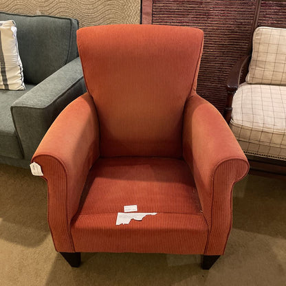 Tomato Bisque Rolled Arm Accent Chair U ACCENT CHAIRS