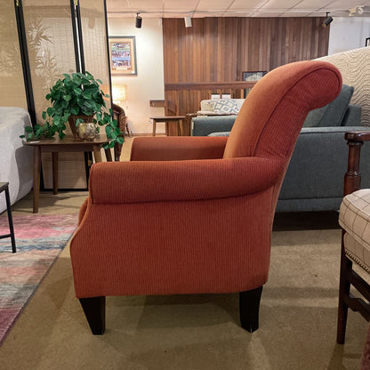 Tomato Bisque Rolled Arm Accent Chair U ACCENT CHAIRS