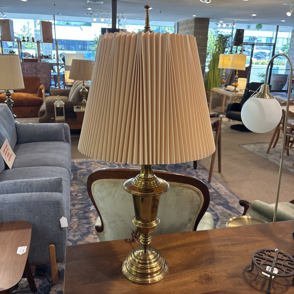 Vintage Brass Stiffel Lamp LAMPS