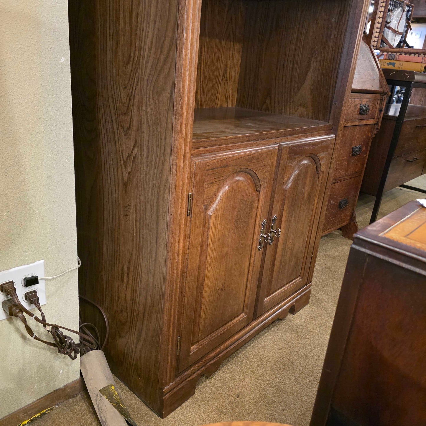 Maple Tall Cabinet w/Shelves