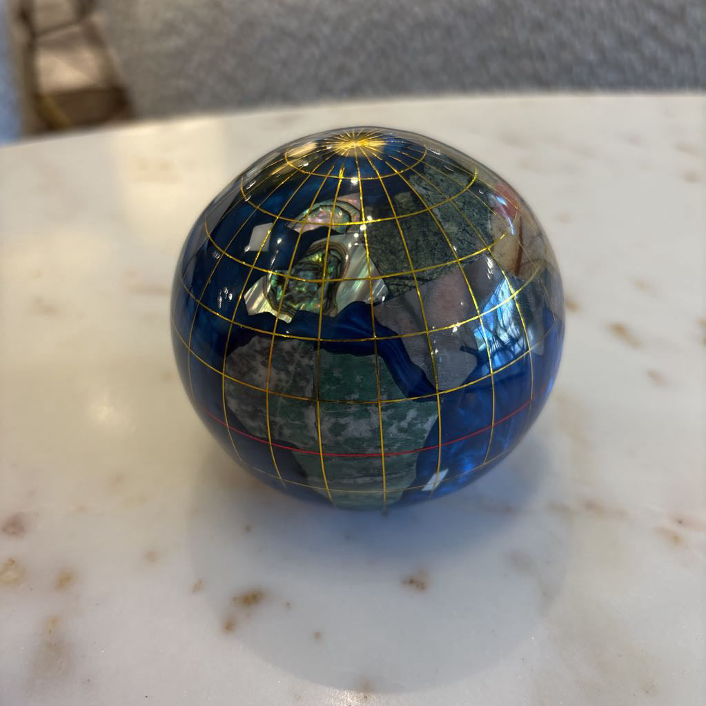 Gemstone Globe Paperweight SMALLS