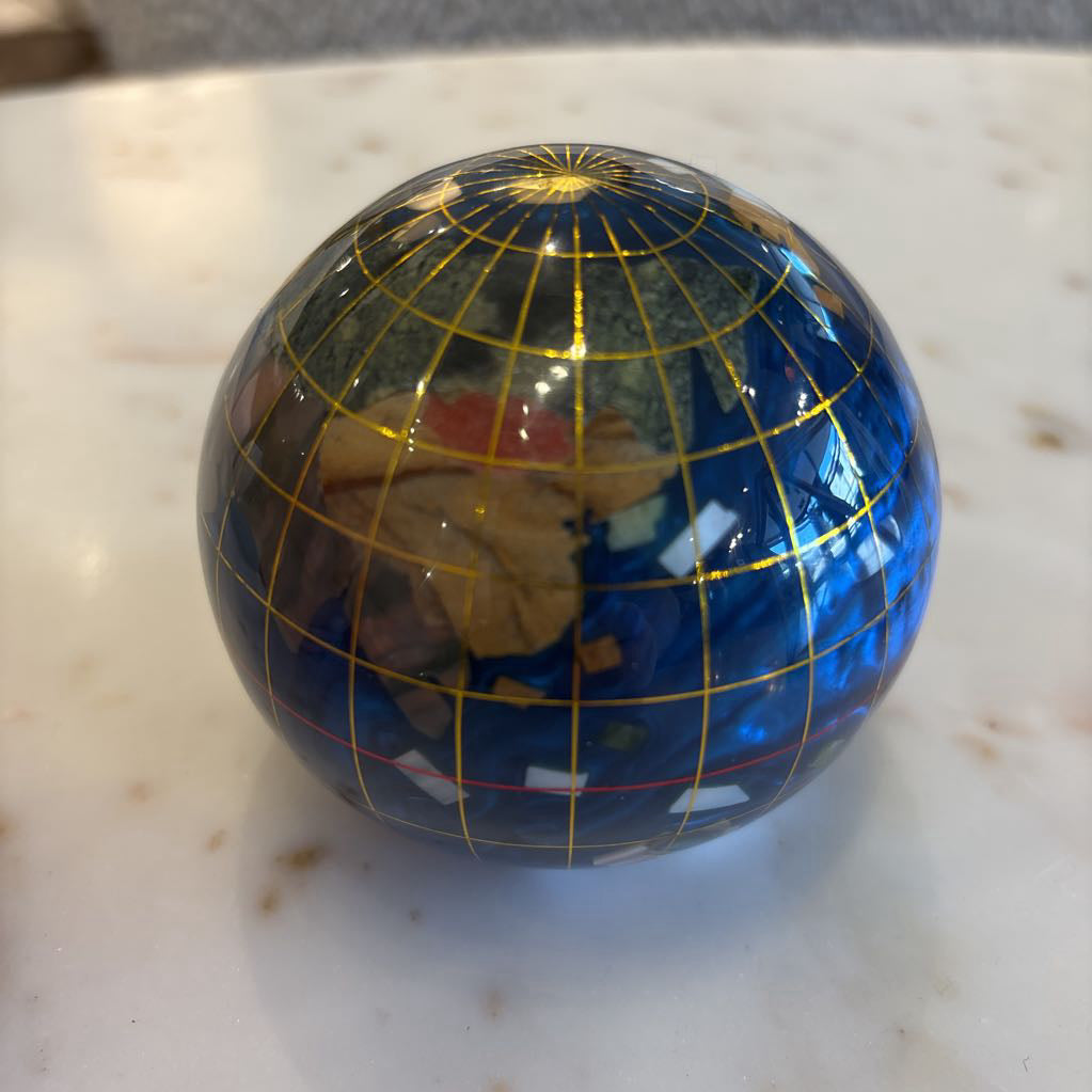 Gemstone Globe Paperweight SMALLS