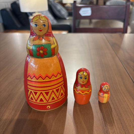 Russian Nesting Doll Trio SMALLS