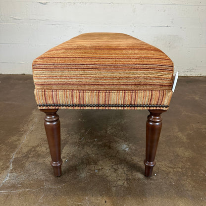 Retro Striped Ethan Allen Bench C ACCENT BENCHES