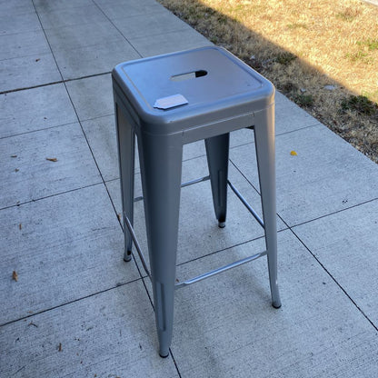 Grey Stackable Stool