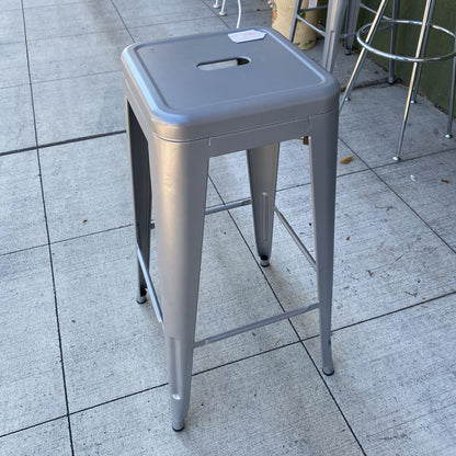 Grey Stackable Stool
