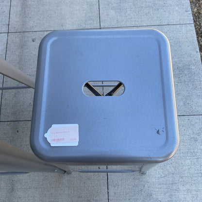 Grey Stackable Stool