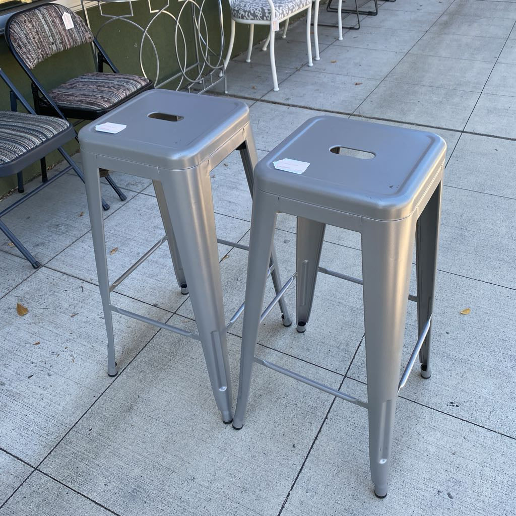 Grey Stackable Stool