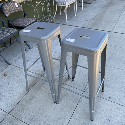Grey Stackable Stool