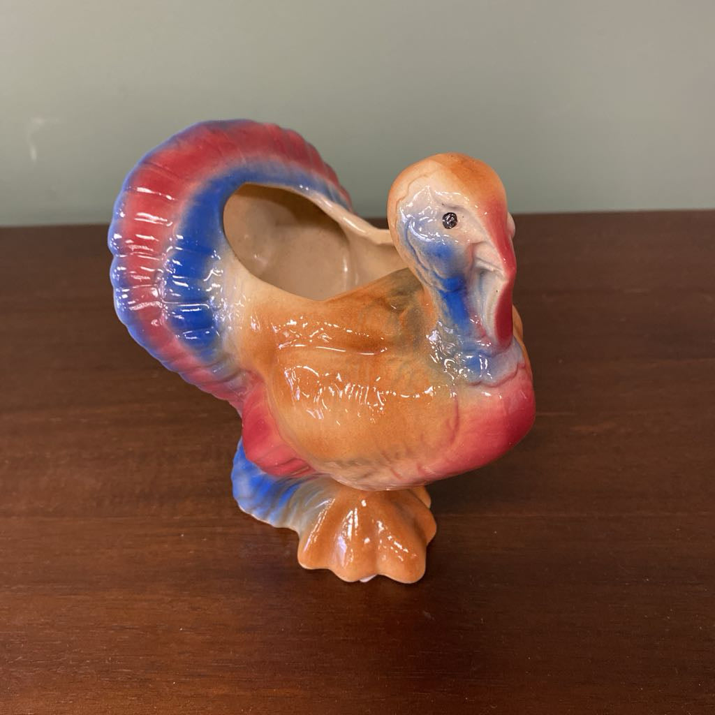 Vintage Turkey Planter