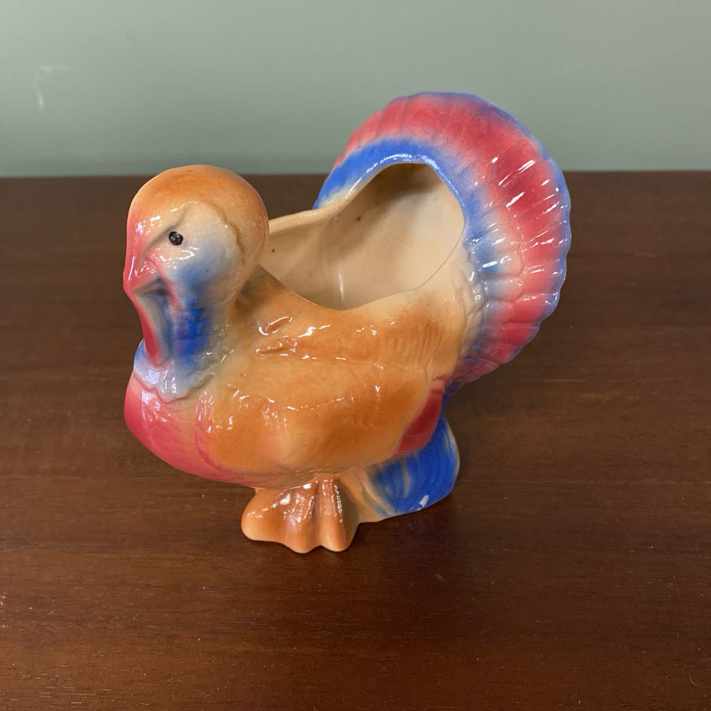 Vintage Turkey Planter