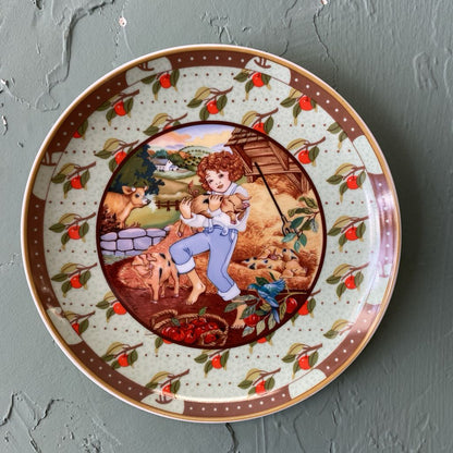The Piper's Son Stole a Pig Decorative Hanging Plate ART