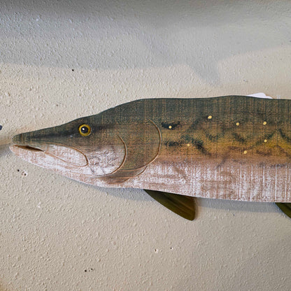 Carved Wood Pike SMALLS