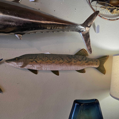 Carved Wood Pike SMALLS
