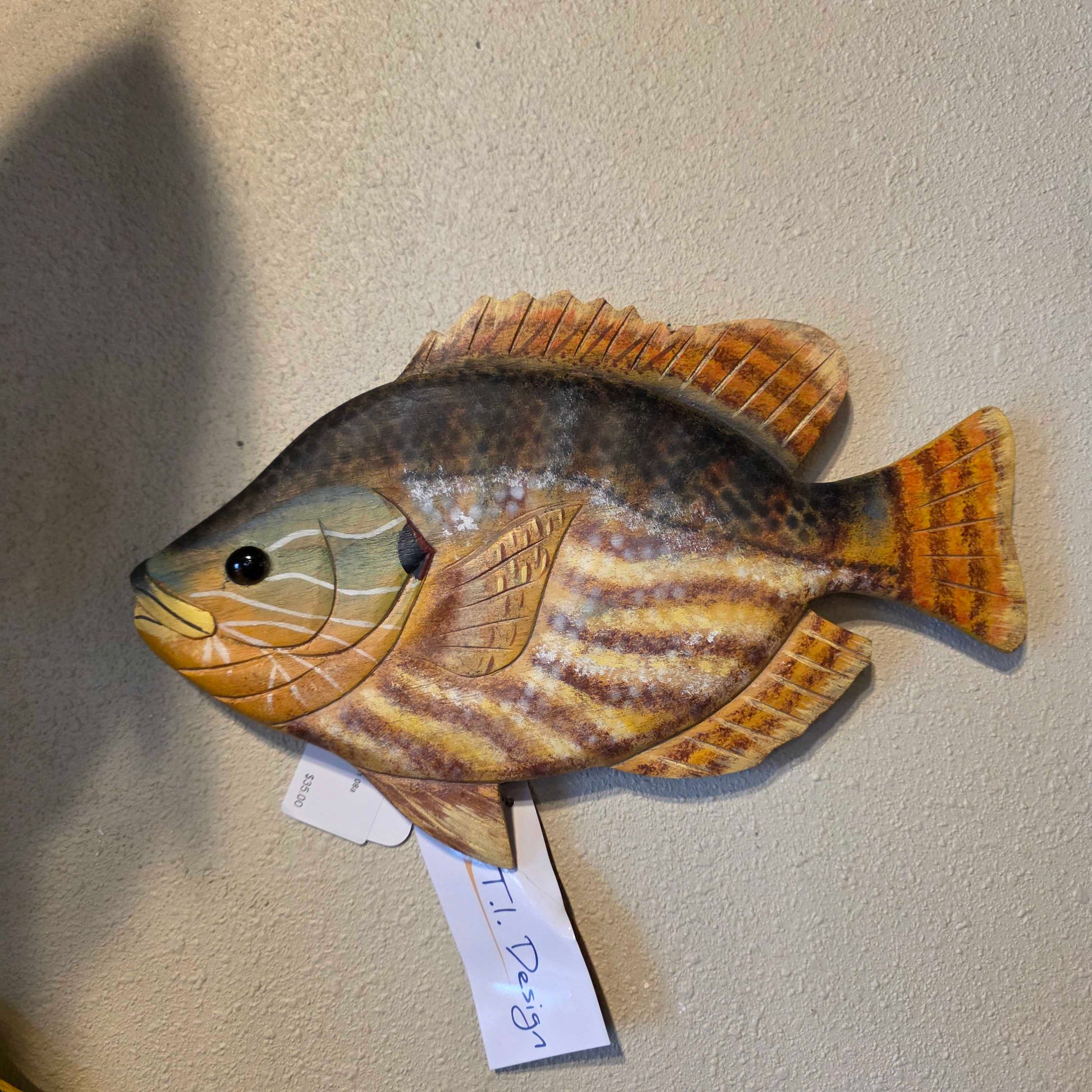 Carved Wood Sunfish SMALLS