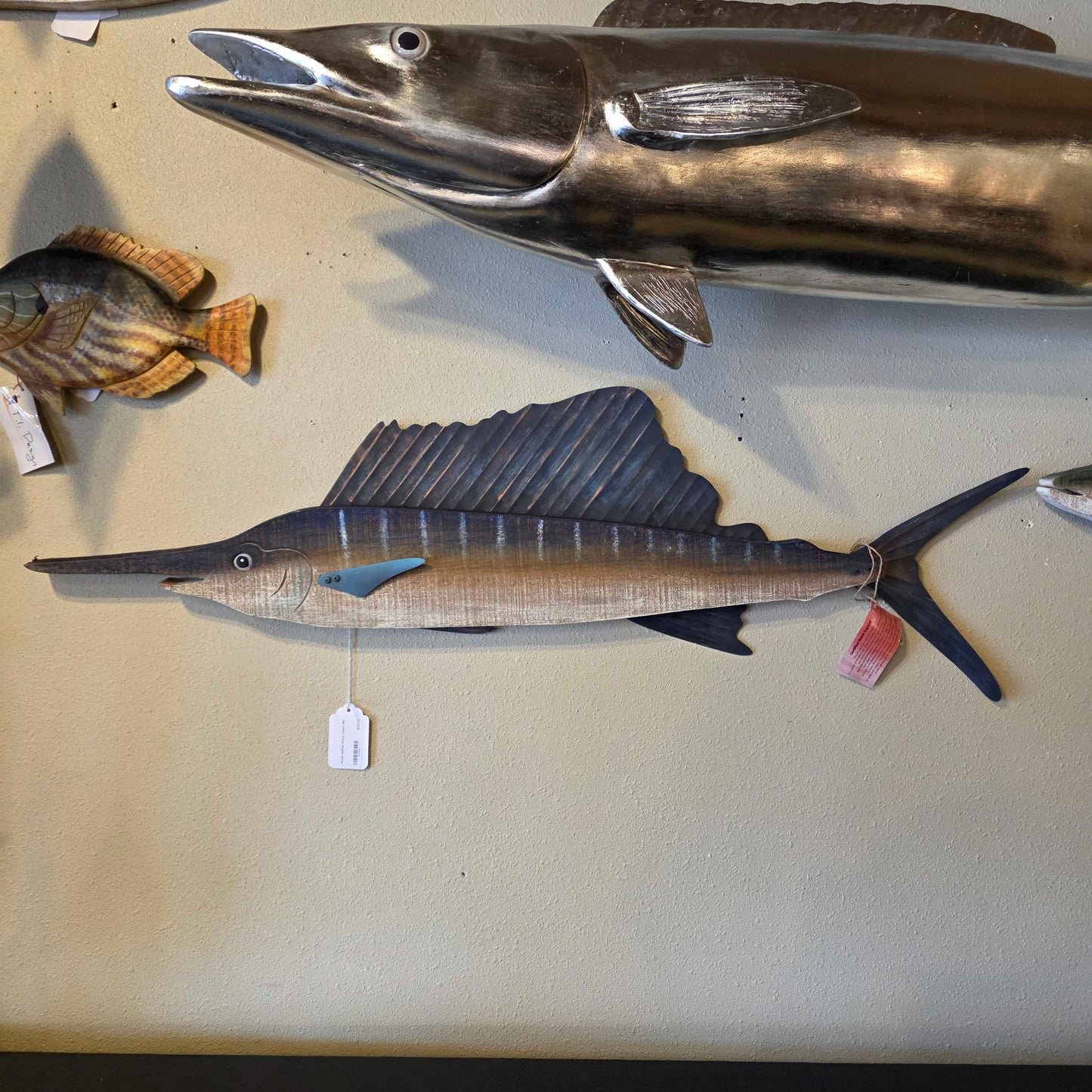 Rustic Sailfish Wood Cutout SMALLS
