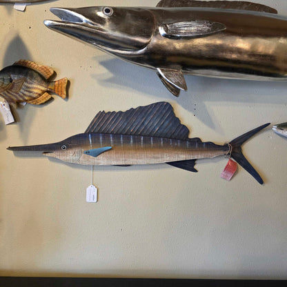 Rustic Sailfish Wood Cutout SMALLS