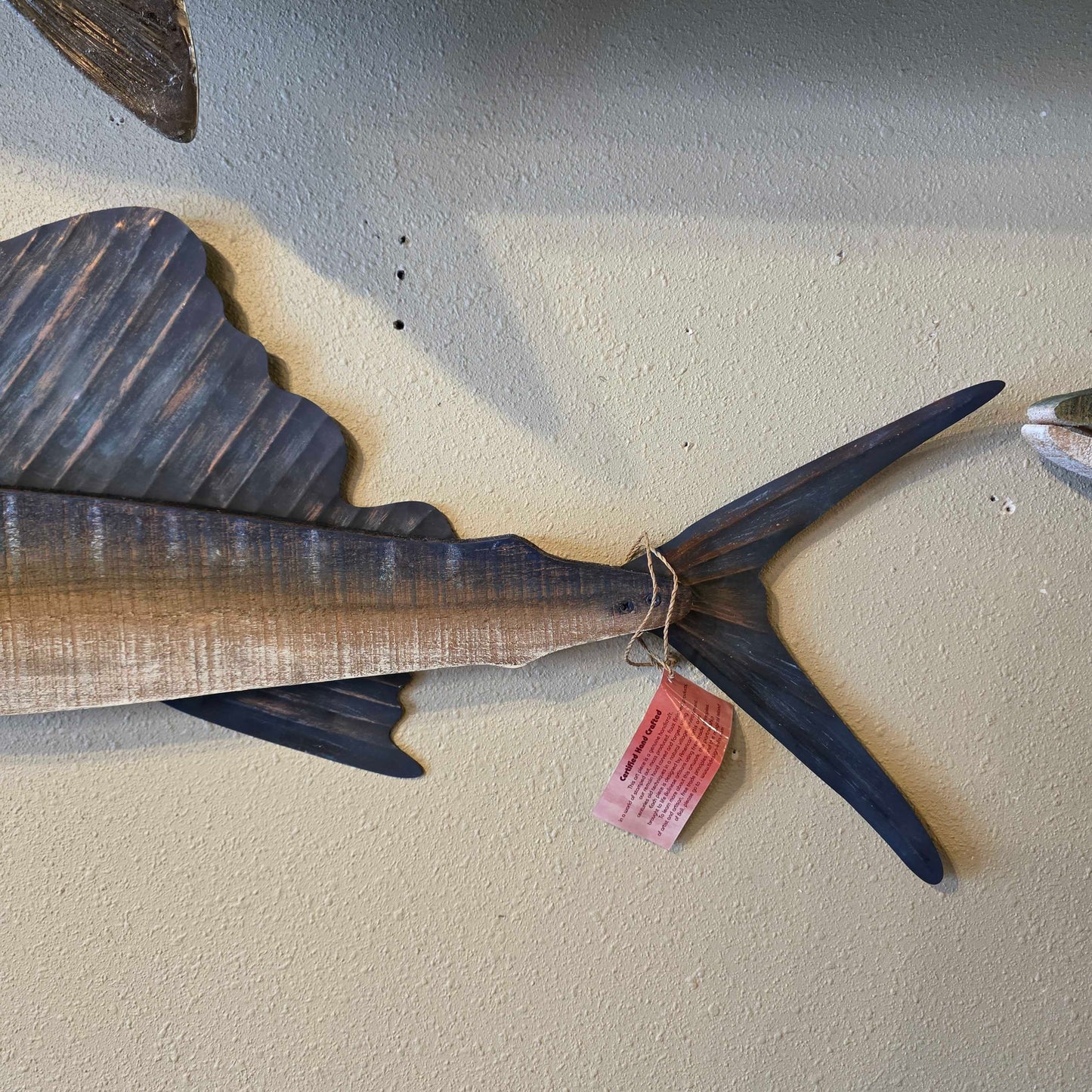 Rustic Sailfish Wood Cutout SMALLS