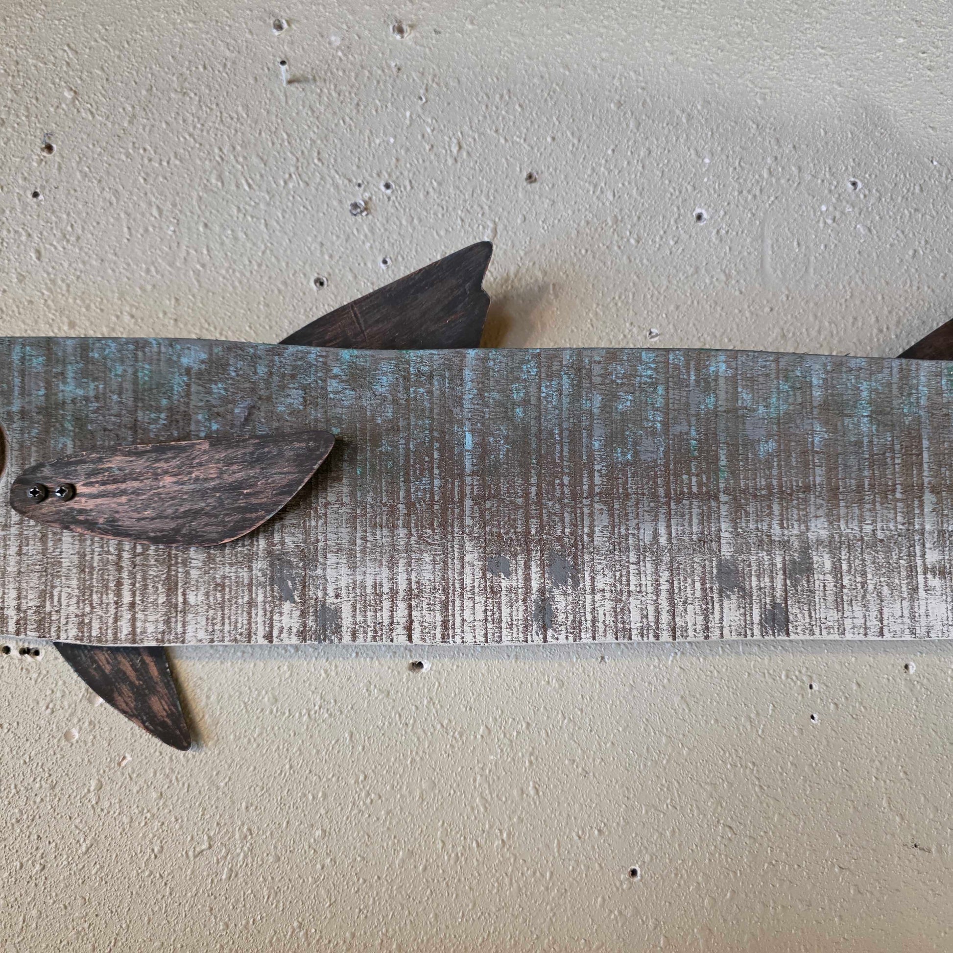 Rustic Barracuda Wood Cutout SMALLS