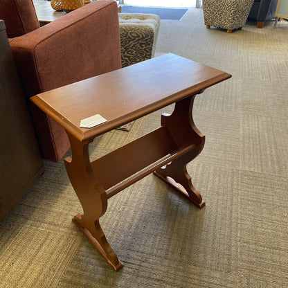 Painted Traditional Magazine Rack Side Table