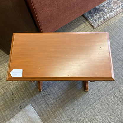 Painted Traditional Magazine Rack Side Table