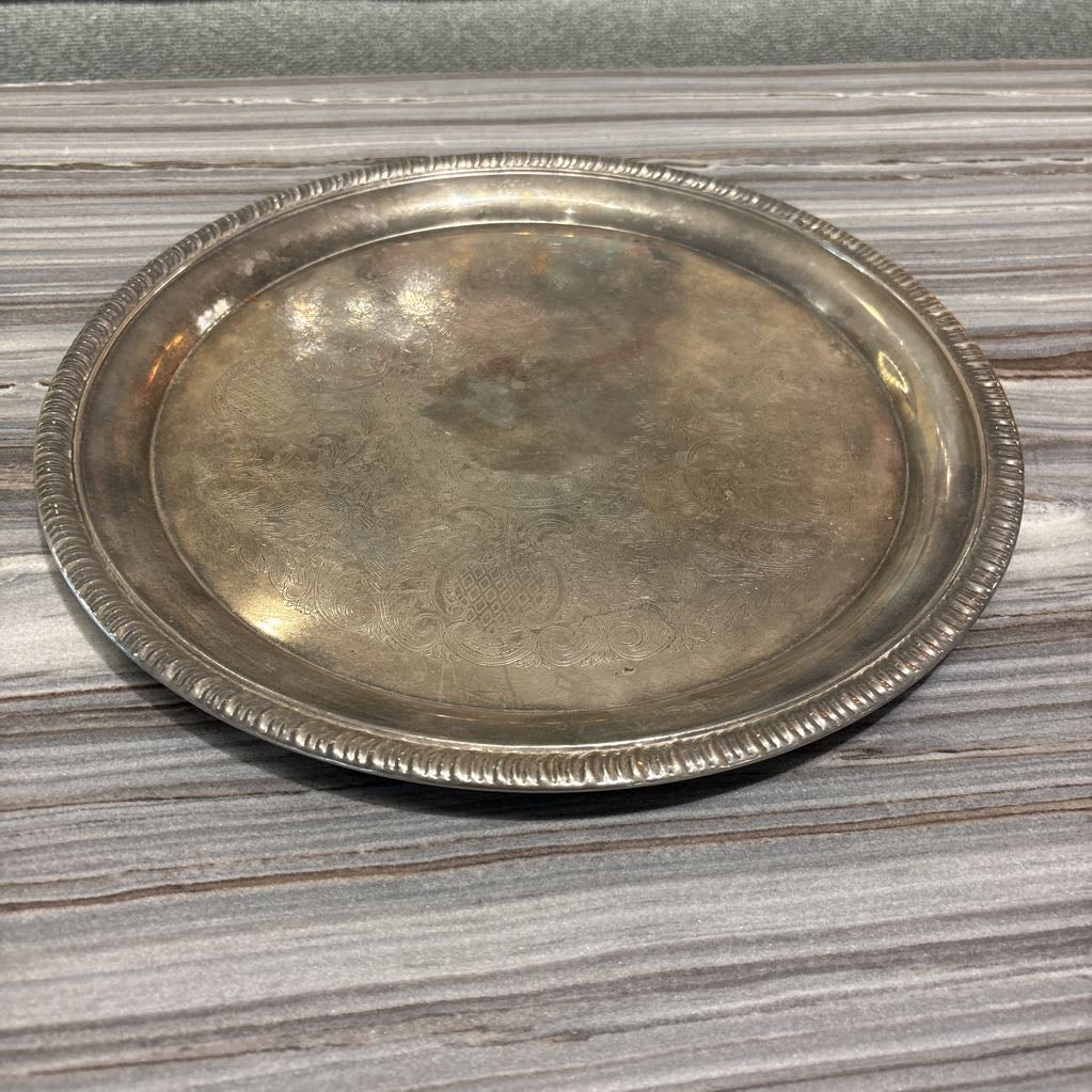 Round Silver Tray SMALLS