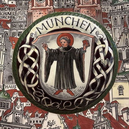 German Monk Wall Hanging Platter SMALLS