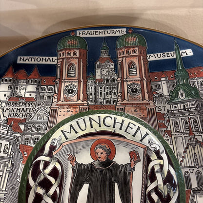 German Monk Wall Hanging Platter SMALLS