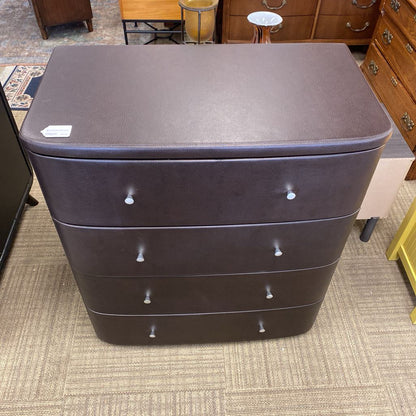 Faux Leather Four Drawer Dresser C HIGHBOYS