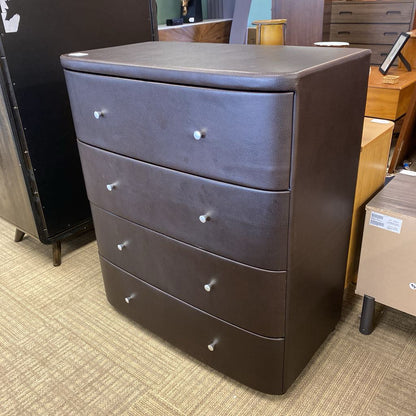 Faux Leather Four Drawer Dresser C HIGHBOYS